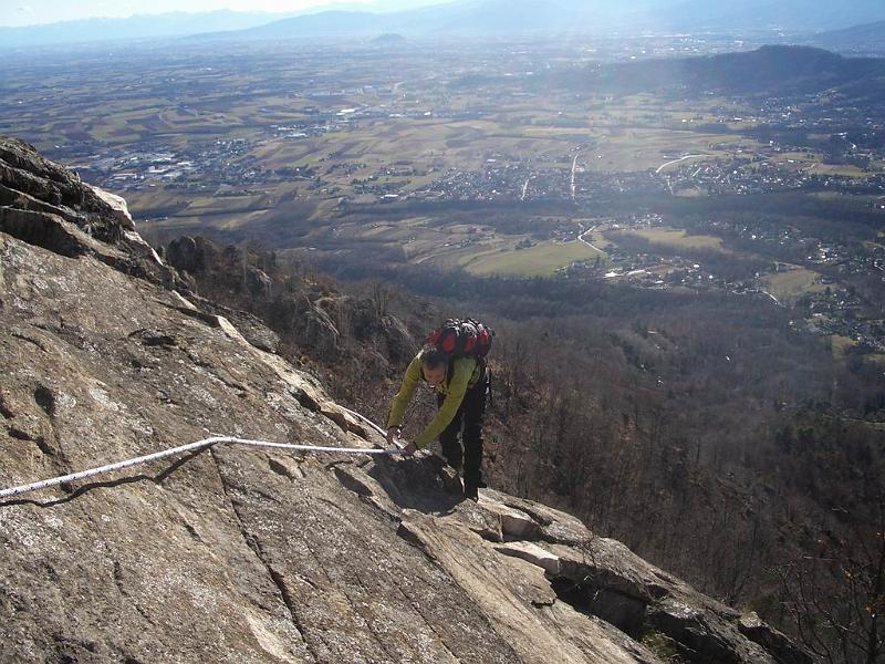 13 Discesa in corda doppia....JPG